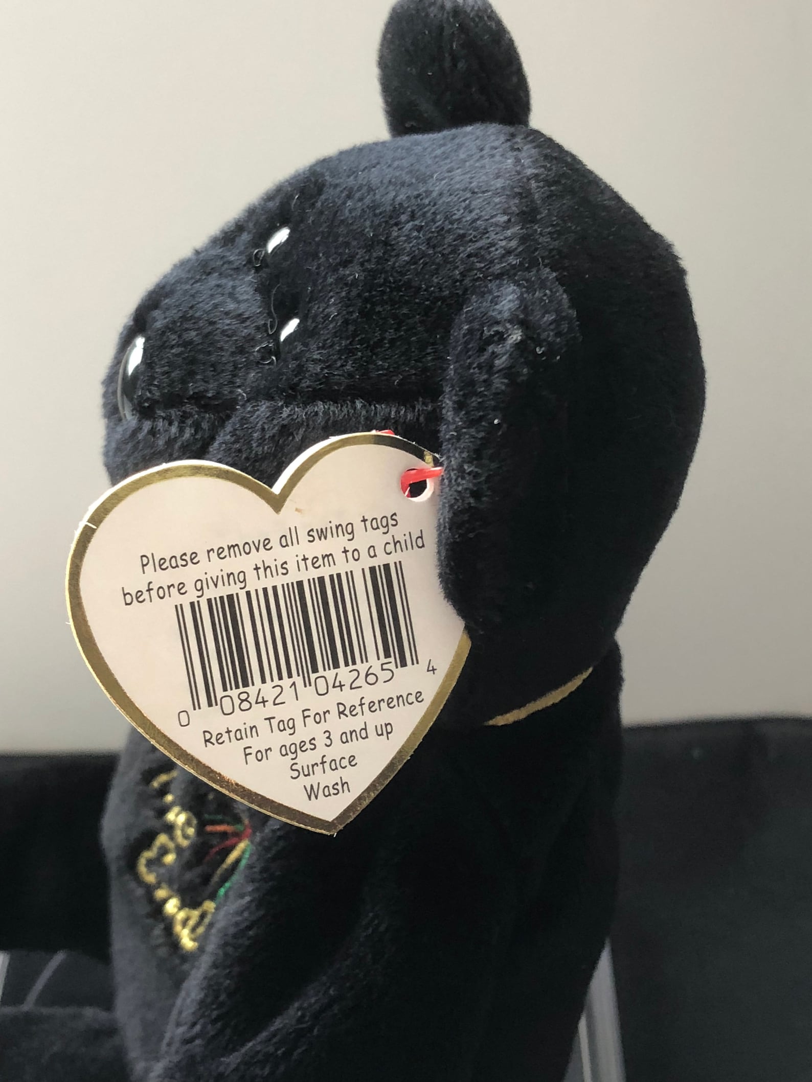 Ty Beanie Babies the End Bear 1999 With RARE Tag Errors Mint Condition