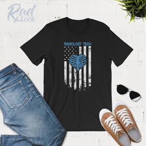 Radiology Tech 4th of July - Radiology Technologist - Radiography - X-Ray Tech - Radiology Gift - Rad Tech - American Flag - Patriotic