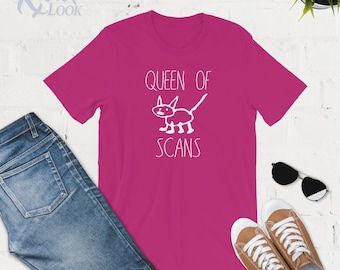 Queen Of Cat Scan - CT Tech TShirt - Camiseta sin mangas - Sudadera con capucha - Tomografía computarizada - Camisas de tomografía computarizada - Cat Scan - CT Tech Gifts