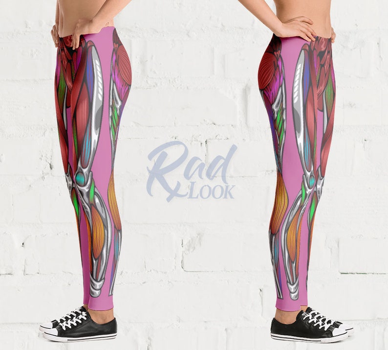 MRI Cat Scan Muscle Leggings Yoga Pants Active Leggings Etsy