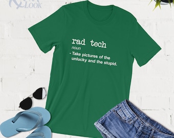 Rad Tech Meaning - Camisas de radiología - Camiseta sin mangas - Sudadera con capucha - Radiografía - Regalo de radiología - Estudiante de radiología - Regalos de Rad Tech - Regalo de rayos X