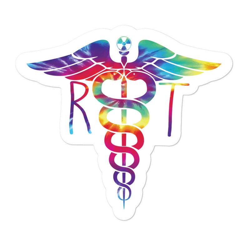Radiology Sticker Xray Sticker Stickers Colorful Caduceus Etsy