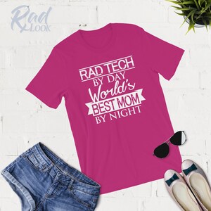 Rad Tech By Day World&#39;s Best Mom By Night - Radiology Tech - Tank Top - Radiography - X-Ray Tech - Rad Tech - Radiology Mom - Gift For Mom