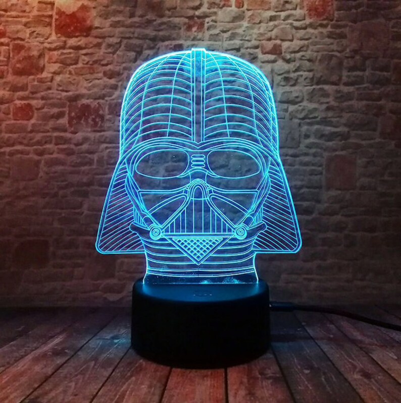 Home Garden Night Lights Star Wars Darth Vader 3d Acrylic Led