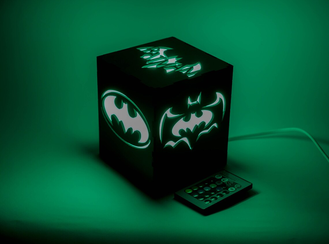Batman Gifts for Him Batman Lantern Batman Gifts for Men Etsy