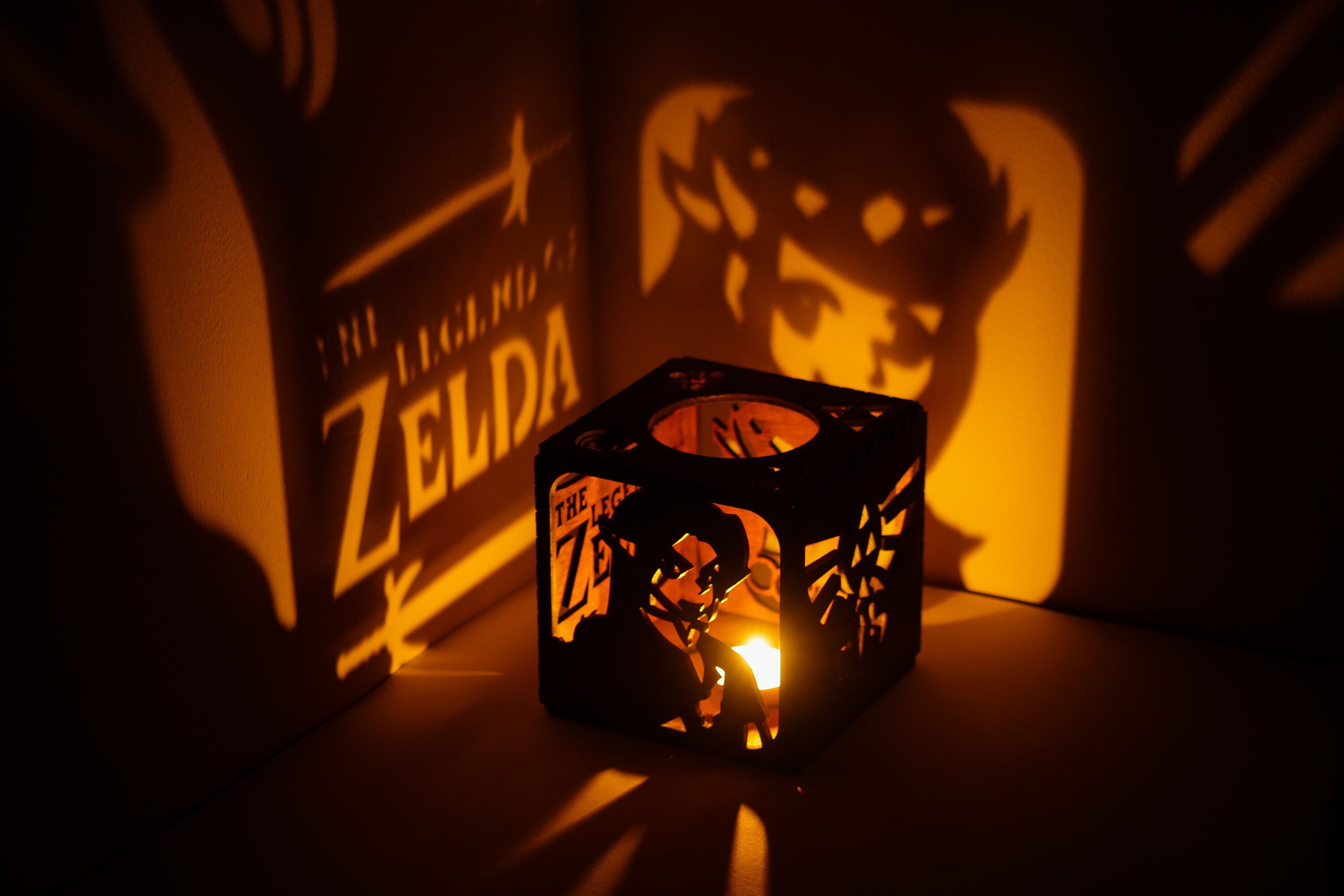 Legend of Zelda Candle Holder Legend of Zelda Lasercut Wooden Etsy