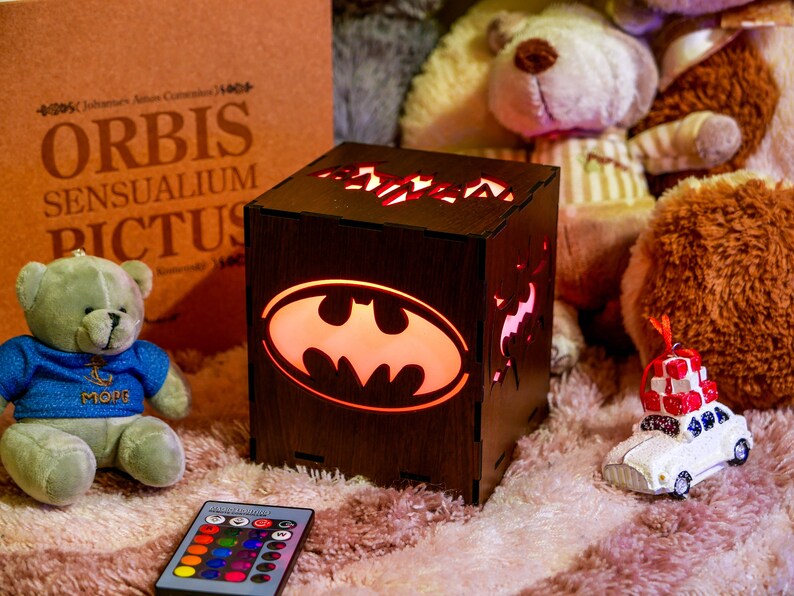 Batman Gifts for Him Batman Lantern Batman Gifts for Men Etsy