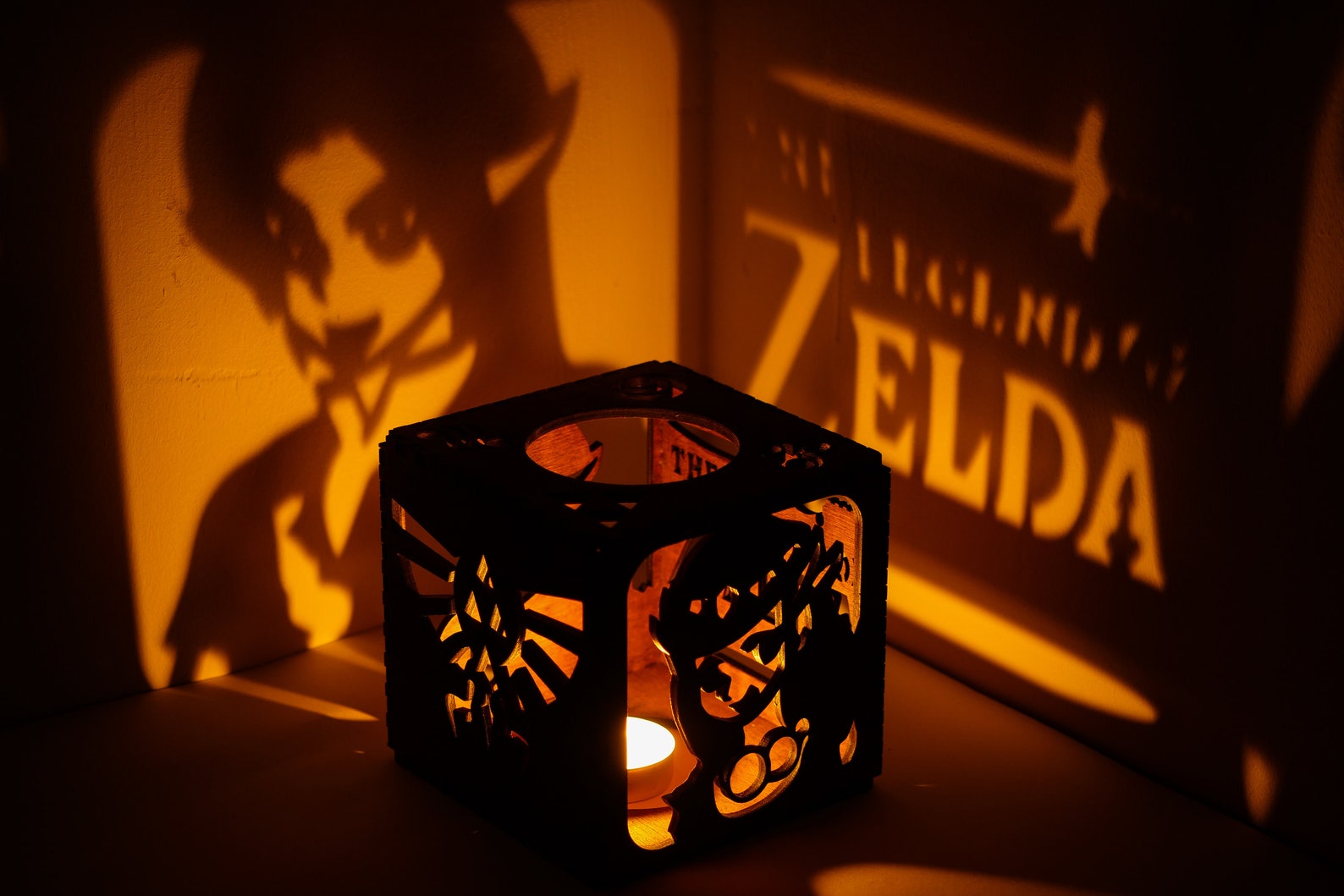 Legend of Zelda Candle Holder Legend of Zelda Lasercut Wooden Etsy