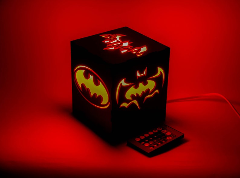 Batman Gifts for Him Batman Lantern Batman Gifts for Men | Etsy