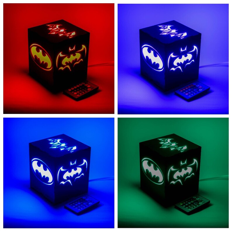 Batman Gifts for Him Batman Lantern Batman Gifts for Men Etsy