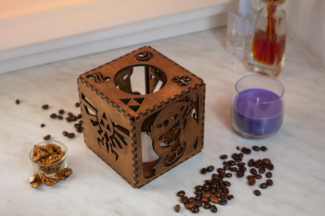 Legend of Zelda candle holder Legend of Zelda Lasercut Wooden Etsy