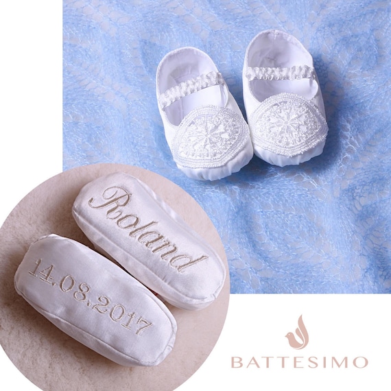 personalized christening shoes