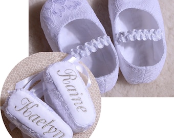 Baptism Gift Boy | Baby Baptism Shoes | Personalized Baptism Booties | Christening Socks