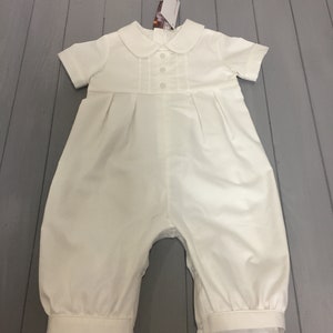 Baby Boys Christening Outfit | Boys Baptist Outfit | Boys Blessing Outfit | Baptism Outfits | Boy Baptist Outfit | Christening Romper