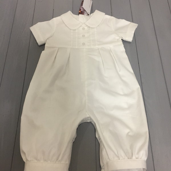 Baby Boys Christening Outfit | Boys Baptist Outfit | Boys Blessing Outfit | Baptism Outfits | Boy Baptist Outfit | Christening Romper