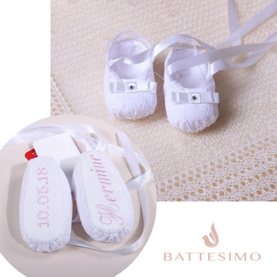 personalized christening shoes