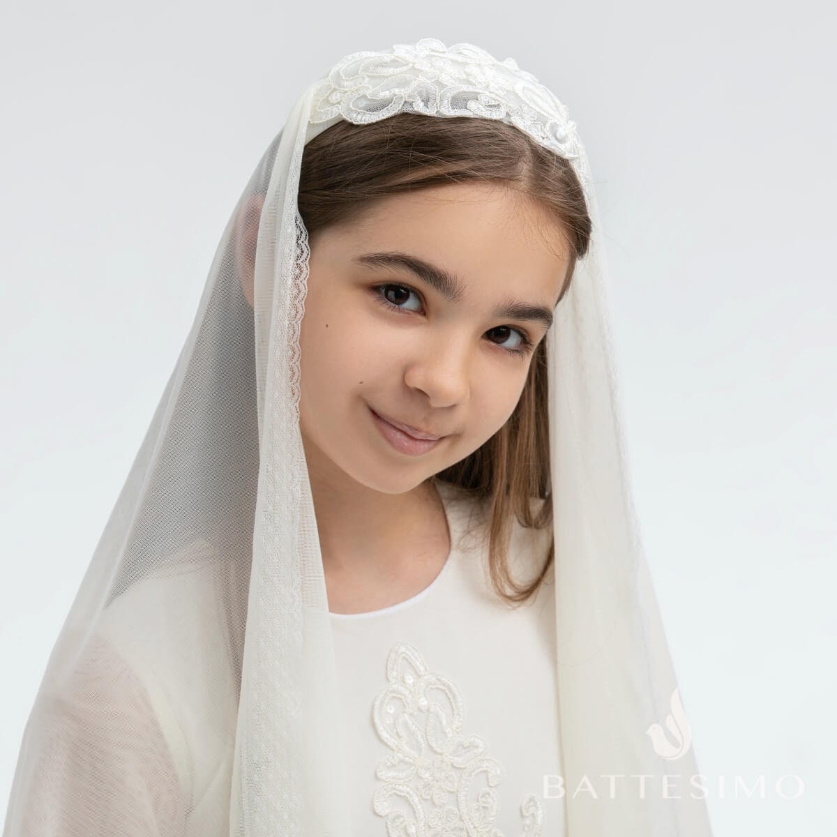 Eden First Communion Veil 1st Communion Veil, Communion Headpiece