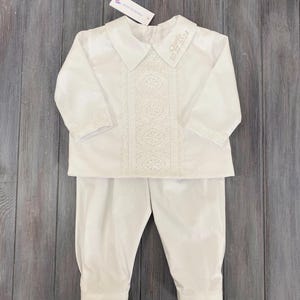 Traje de bautismo personalizado para niño - Traje de bautizo para bebé niño - Traje de bendición, ropa de bautizo para niño, ropa de bautizo para niño