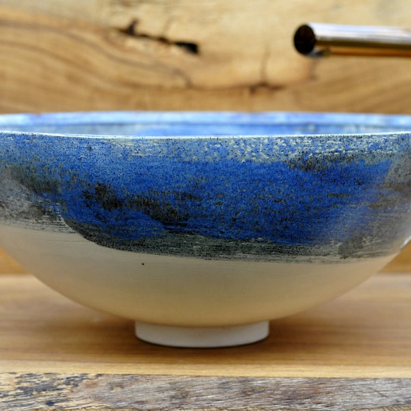 Ceramic Sink/Waschbecken/Vessel Sink/Bathroom Sink - Autumn blue