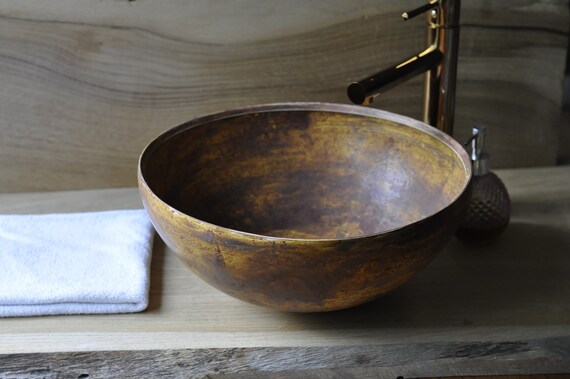 Ceramic Sink Waschbecken Vessel Sink Bathroom Sink Rusty Mat