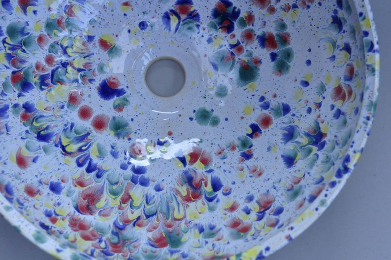 Ceramic Sink/waschbecken/vessel Sink/bathroom Sink Harlequin Etsy