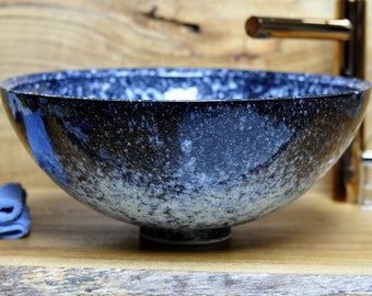 Ceramic Sink/Waschbecken/Vessel Sink/Bathroom Sink - Polar Night