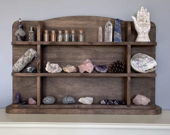 Large Trinket Shelf, Table Top, Horizontal