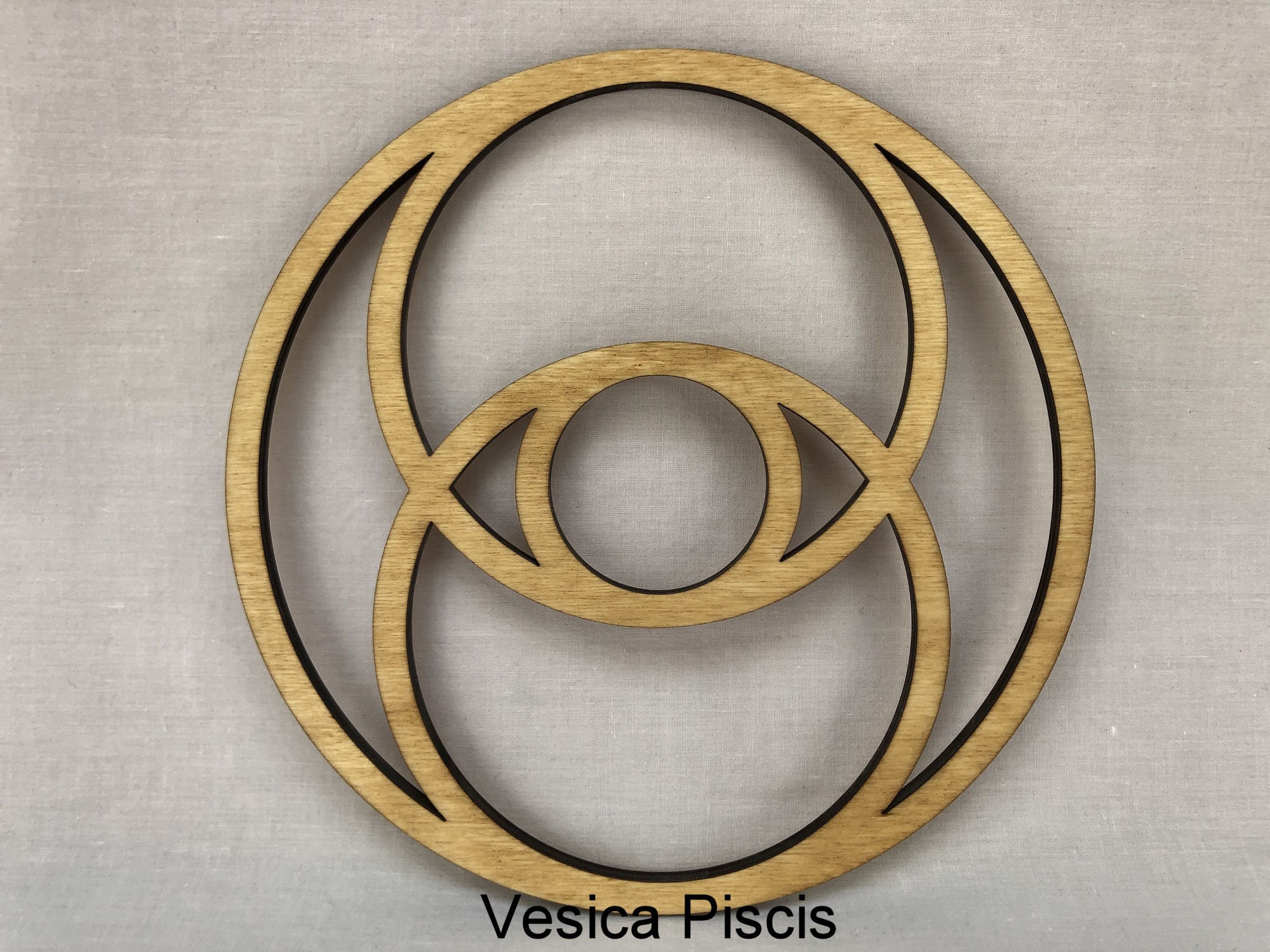 Sacred Geometry Vesica Piscis Wall Art Etsy