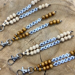 Key ring Thank you Master End of year gift idea