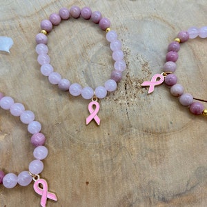 Jewelry Theme Pink October bracelets and phone jewelry