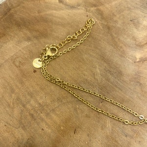 Golden pregnancy bola stainless steel chain and charms image 5