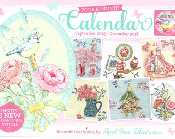 Calendars in  Cross Stitch 4 booklets collection 1