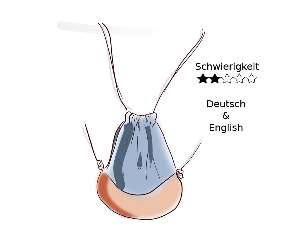 SEWING PATTERN Backpack in German and English, Backpack 1.0 for All