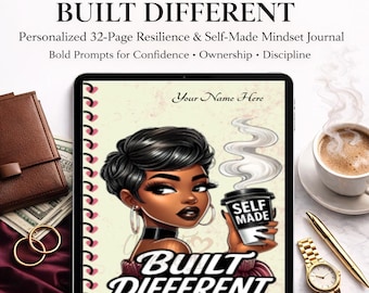 Diario de Resiliencia para Mujeres / Reflexión personalizada sobre mentalidad y crecimiento personal (hecho a pedido)