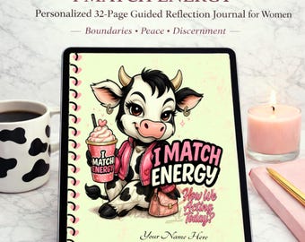 Diario de Límites y Autoestima para Mujeres / Reflexión Guiada Personalizada (Hecha a Medida)