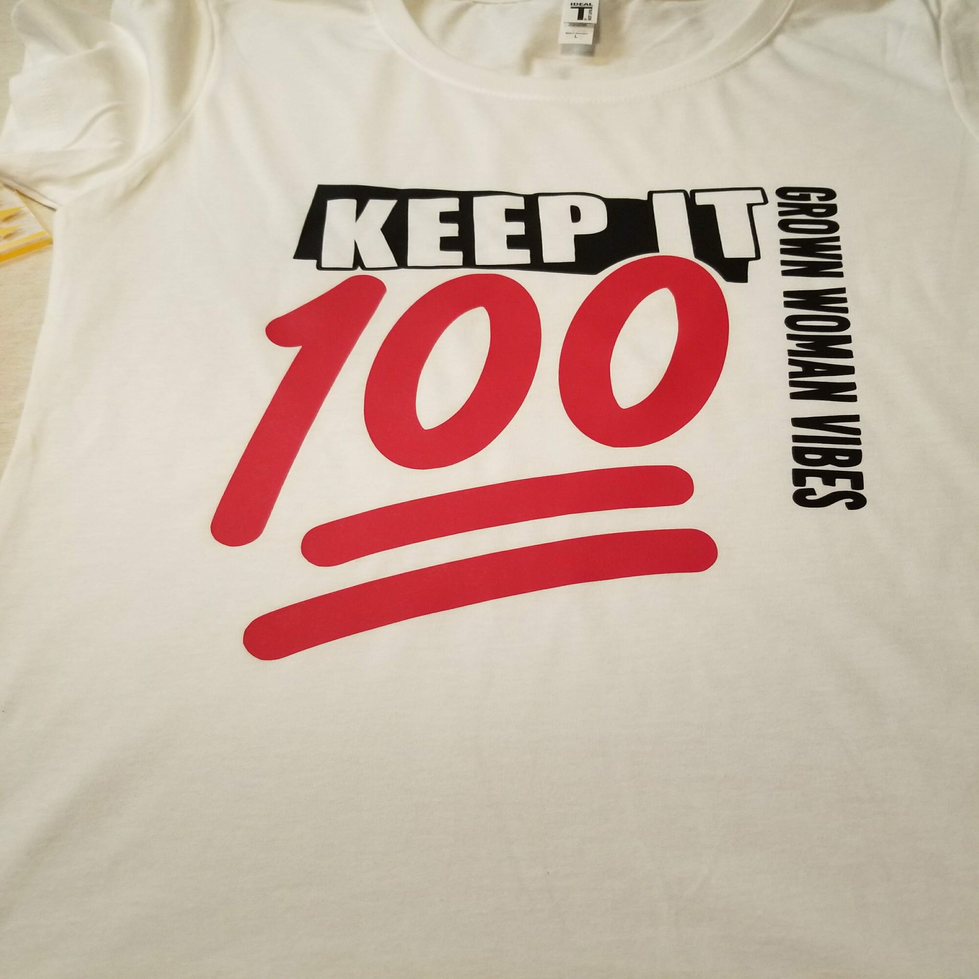 Keep It 100 t shirt keep it 100 keep it 100 tee keep it | Etsy