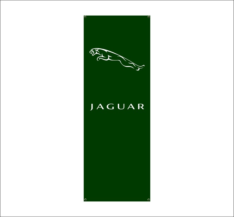 Jaguar Logo Banner VinylGarage Signoffice or Etsy