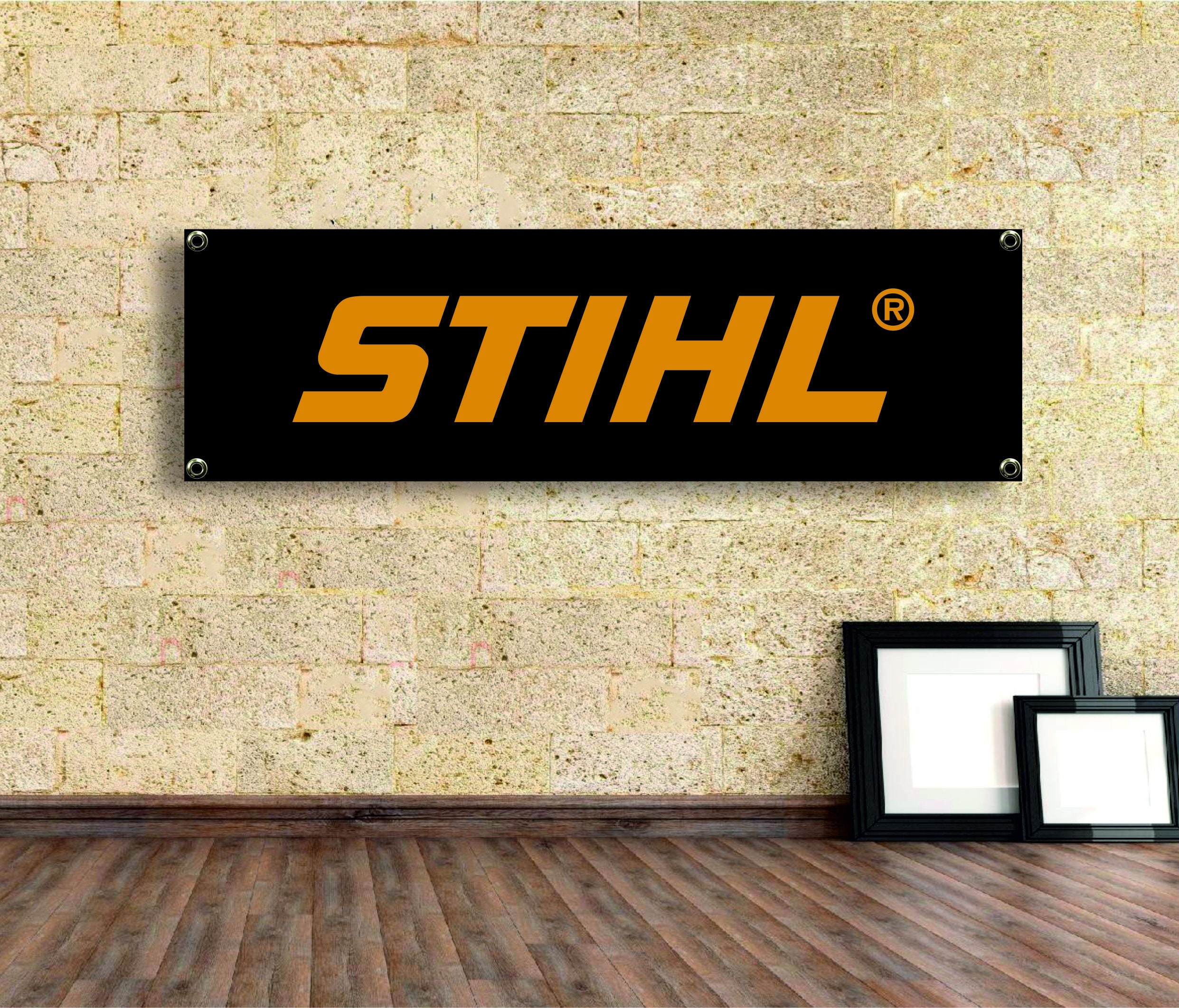 Stihl Power Tools Logo Banner VinylGarage Signoffice or Etsy