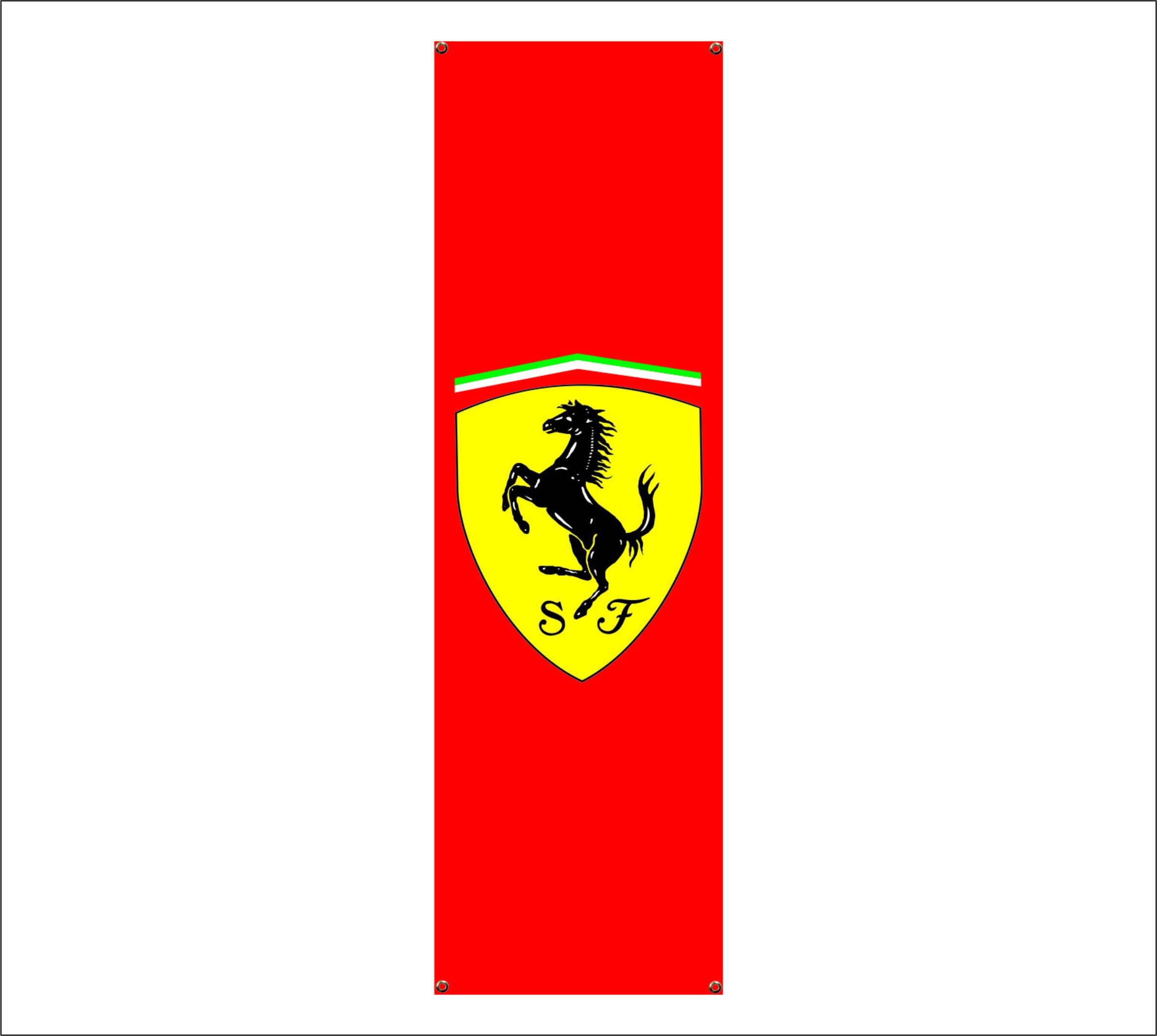 FERRARI Logo Banner Vinyl Garage Signoffice or showroom | Etsy