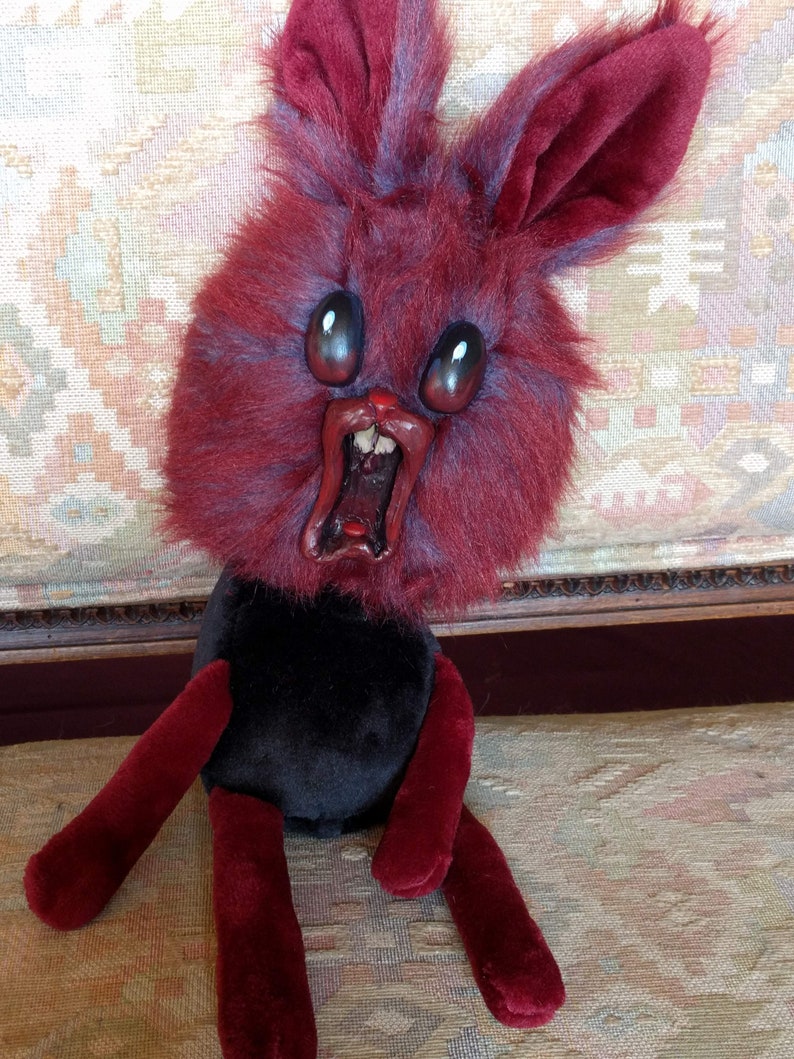 creepy bunny doll