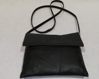 Patermo sac à main en cuir gland noir, avec bretelles, homme femme, homme sac sac vintage sac bolsa sac