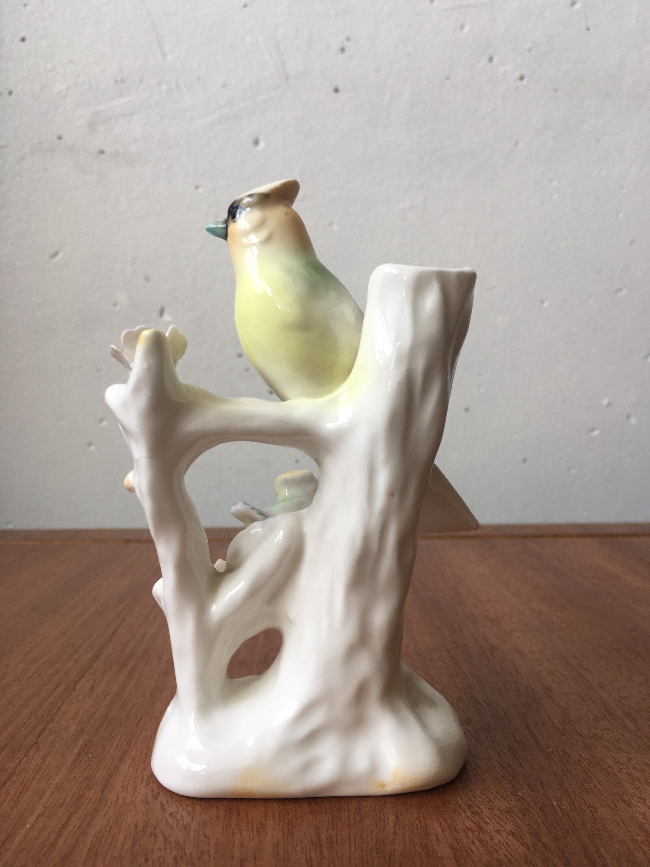 Vintage Porcelain Bird Themed Bud Vase Single Stem Vase With Etsy