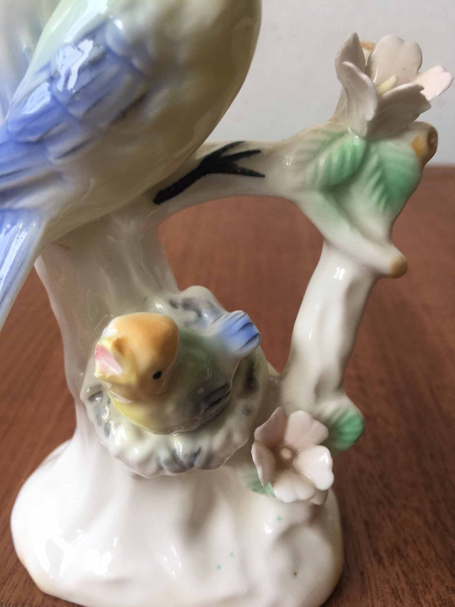 Vintage Porcelain Bird Themed Bud Vase Single Stem Vase With Etsy