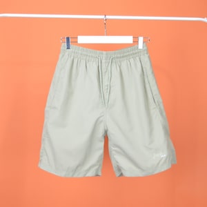 Vintage Cream Board Shorts | Men’s Size L |  Surf Swim Trunks | Retro Beachwear | 2000s Summer Shorts | S21