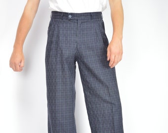 Vintage Wool Trousers - Etsy