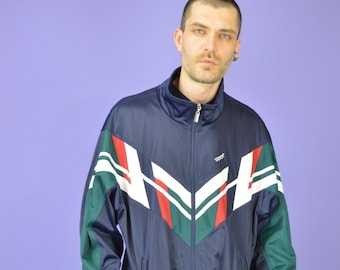 Vintage Multicolour Sports Graphic Track Jacket {TJ78} - Etsy