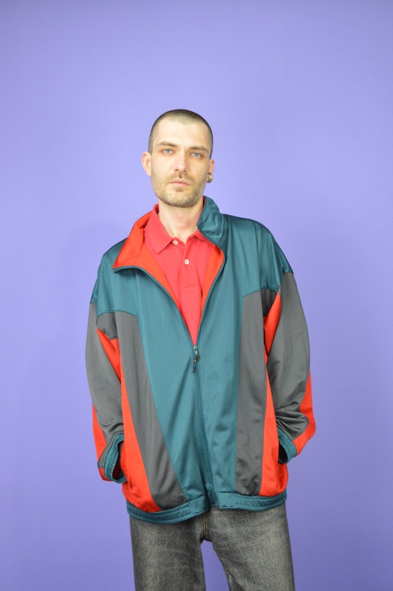 Graphic track best sale jacket