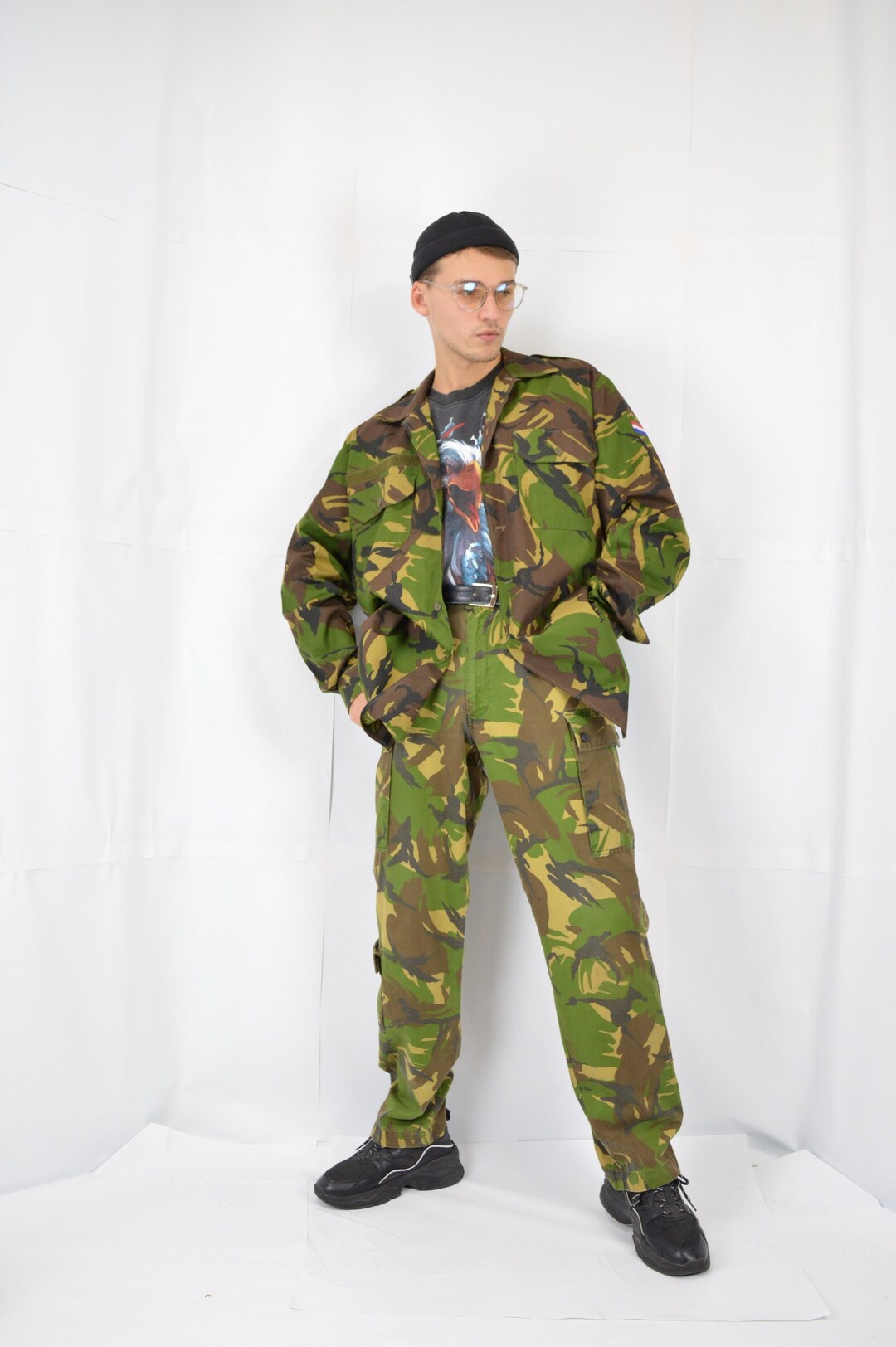 Vintage Camouflage Military Army Rave Two Piece Tracksuit {S5} - Etsy