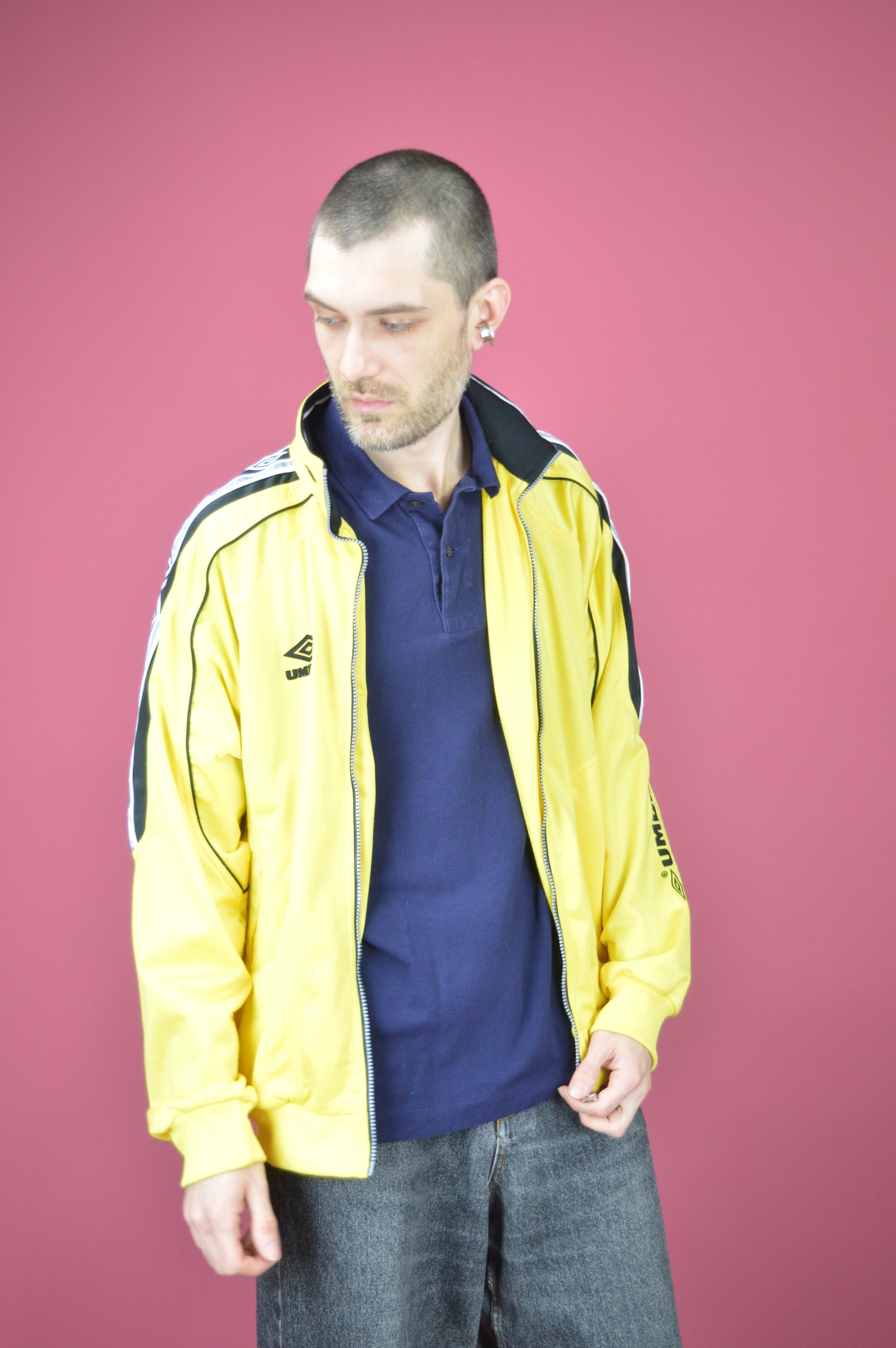 Vintage Yellow UMBRO Sports Track Jacket {TJ141} - Etsy