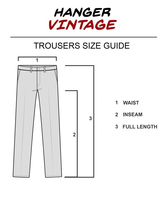 Suit trouser sizes deals